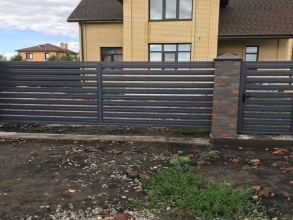 Забор жалюзи 72 метра фото в Яхроме